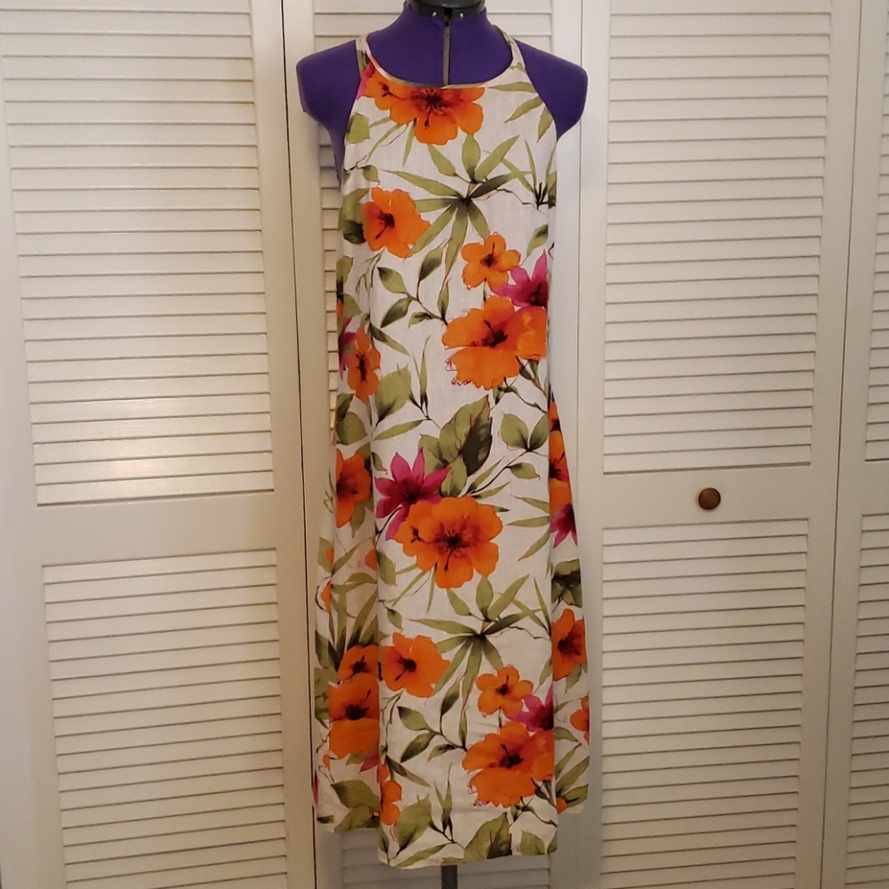 Caribbean Joe Tropical Hawaiian Dress
